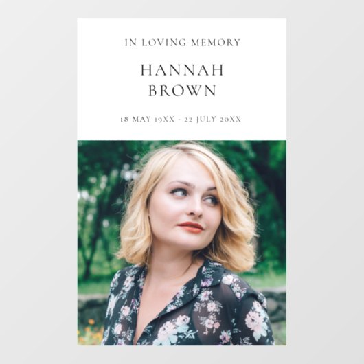 シックエレガント葬儀 |生モダン命お祝い ウィンドウサイン (シート)