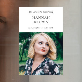 シックエレガント葬儀 |生モダン命お祝い ウィンドウサイン