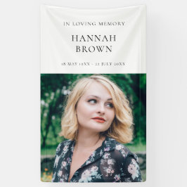 シックエレガント葬儀 |生モダン命お祝い 横断幕