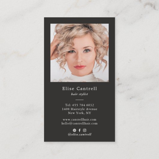 シックエレガント金ゴールドグリッターブラシストローク赤面ピンク 名刺 (裏面)