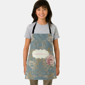 シックエレガント金ゴールドダマスクバラ エプロン (インサイチュ)