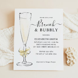 シックエレガント金ゴールドブランチ&バブリーブライダルシャワー