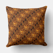 シックエレガント銅金ゴールドクリスマススター クッション (裏面)