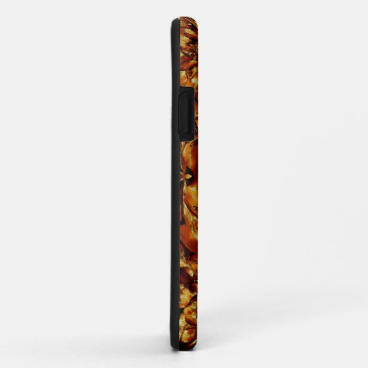 シックエレガント銅金ゴールドクリスマススター Case-Mate iPhoneケース (裏面/右)