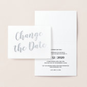 シックエレガント・チェンジ・ザ・デ結婚ータス・シルバー 箔カード (ディスプレー)