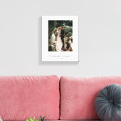 シックエレガント・ニュー結婚リュウズの写真モダン キャンバスプリント (インサイチュ (リビング))