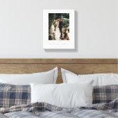 シックエレガント・ニュー結婚リュウズの写真モダン キャンバスプリント (インサイチュ (寝室))