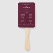 シックエレガント・バー結婚グンディの式典 ハンドファン (正面)