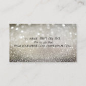 シックエレガント《写真》ぼけ味金ゴールド、ロータスヨガ 名刺 (裏面)