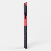 シックエレガント、抽象芸術円形の幾何学的な花 Case-Mate iPhoneケース (裏面/右)