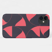 シックエレガント、抽象芸術円形の幾何学的な花 Case-Mate iPhoneケース (裏面(横))