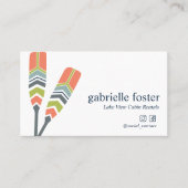 シックオアーズレイク海ビーチキャビンバケーションレンタルフ 名刺 (正面)