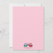 シックオールズベビーシャワー招待状 招待状 (裏面)