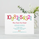 シックカウントダウン大晦日パーティの招待状 招待状 (スタンド正面)