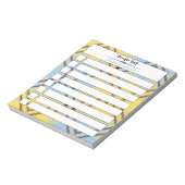 シックカスタムなTo Doスクリプト名Plaidタータンチェック ノートパッド (回転)