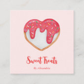 シックカスタムベーカリーシェフ スクエア名刺 (正面)