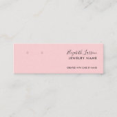 シックカスタムロゴシンプルイヤリングコレクション コーリングカード (正面)