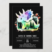 シックカスタム誕生日 招待状 (正面/裏面)