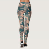 シックカモフラージカキパターンレギンス レギンス (裏面)