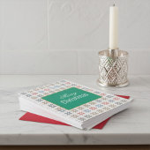 シックカラフルなポインセティアスのモチエレガントーフ カード