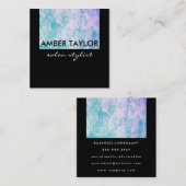 シックカラフルグランジ スクエア名刺 (正面/裏面)