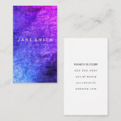 シックカラフルグランジ 名刺 (正面/裏面)