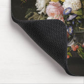 シックカラフルバロックの花はまだ生絵画き マウスパッド (コーナー)