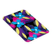 シックカラフルフローラ&ドットパター葉ン付き マグネット (右側)