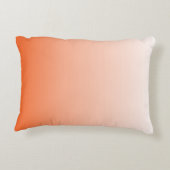 シックガーリーなピーチイエローアプリコットタンゲリンオレンジ アクセントクッション (裏面)