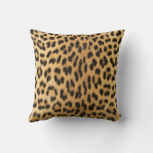 シックガーリーアニマルプリントターコイズグリッターモノグラム クッション (裏面)