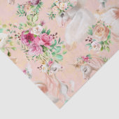 シックガーリーウォーモダンタカラーフローラユニコーン 薄葉紙 (詳細)