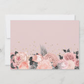 シックガーリーサプライズダブルバースデーパーティー 招待状 (裏面)