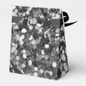 シックガーリーシルバーグリッターモノグラーム結婚ズ フェイバーボックス (裏面サイド)