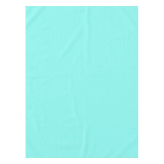 シックガーリーターコイズアクアロビンズエッグブルー テーブルクロス (正面)