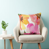 シックガーリーバラ金ゴールドピンクフローラ牡丹 クッション (椅子)