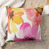 シックガーリーバラ金ゴールドピンクフローラ牡丹 クッション (ブランケット)