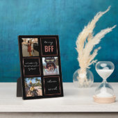 シックガーリーバラ金ゴールドブラックBFFベッティ3写真 フォトプラーク (側面)