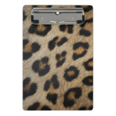シックガーリーヒョウの毛皮のアニマルプリントパターントレンディー ミニクリップボード (正面)