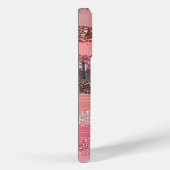 シックガーリーピンクコーラル絵を描グリッターブラシストローク Case-Mate iPhoneケース (裏面 / 右)
