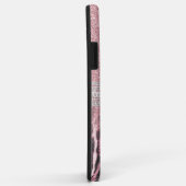 シックガーリーピンクヒョウアニマルプリントグリッター画像 Case-Mate iPhoneケース (裏面/右)