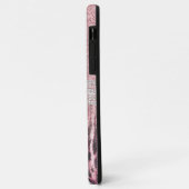 シックガーリーピンクヒョウアニマルプリントグリッター画像 Case-Mate iPhoneケース (裏面/左)