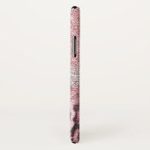 シックガーリーピンクヒョウアニマルプリントグリッター画像 Case-Mate iPhoneケース (裏面/右)