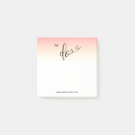 *~*シックガーリーピーチグラデーショングリッタースティッキーする ポストイット