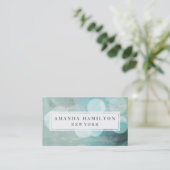 シックガーリーブルー《写真》ぼけ味グリッターファッションと美しい 名刺 (スタンド正面)