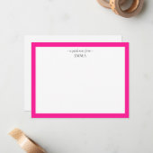 シックガーリーホッモダントピンク対応 ノートカード (正面/裏面インサイチュ)