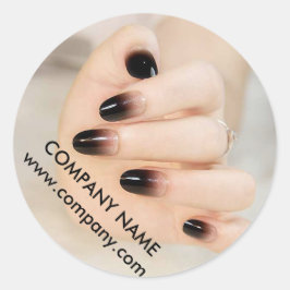 シックガーリーマエレガントニキュア爪、 ネイルネイルサロン ラウンドシール