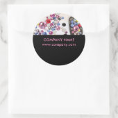 シックガーリーマエレガントニキュア爪、 ネイルネイルサロン ラウンドシール (バッグ)