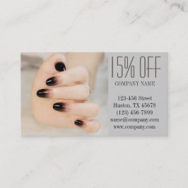 シックガーリーマエレガントニキュア爪、 ネイルネイルサロン 割引カード