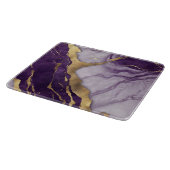 シックガーリーミニマリストスカンジナビア紫大理石 カッティングボード (角)