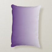 シックガーリーミニマルグラデーション薄紫ラベンダーパープル アクセントクッション (裏面(縦))
